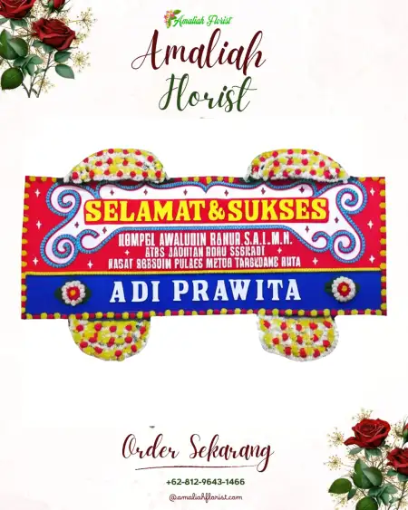 Papan Bunga Ucapan Selamat Afe Taduma