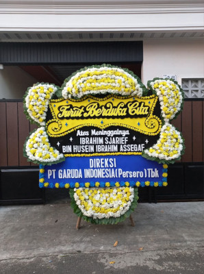 Papan Bunga Duka di Afe Taduma