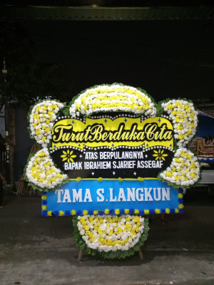 Papan Bunga Duka di Afe Taduma