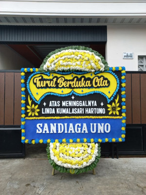 Papan Bunga Duka di Afe Taduma