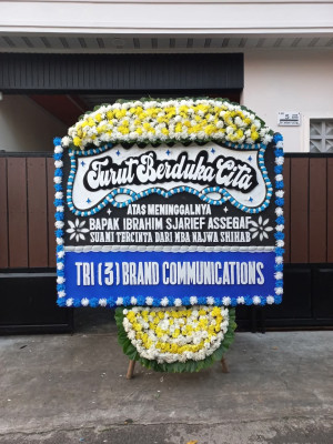 Papan Bunga Duka di Afe Taduma